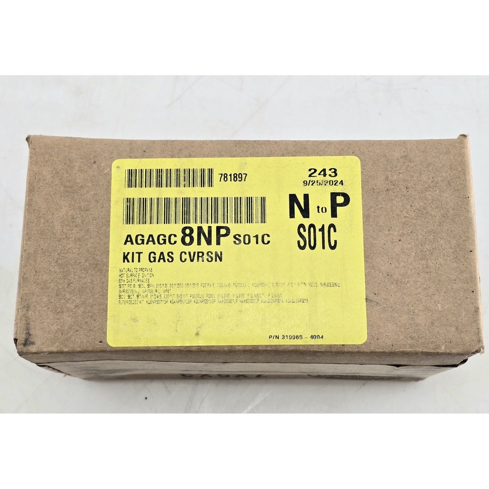 NEW Gas Conversion Kit Carrier AGAGC 8NP 80% Natural To LP Bryant Payne